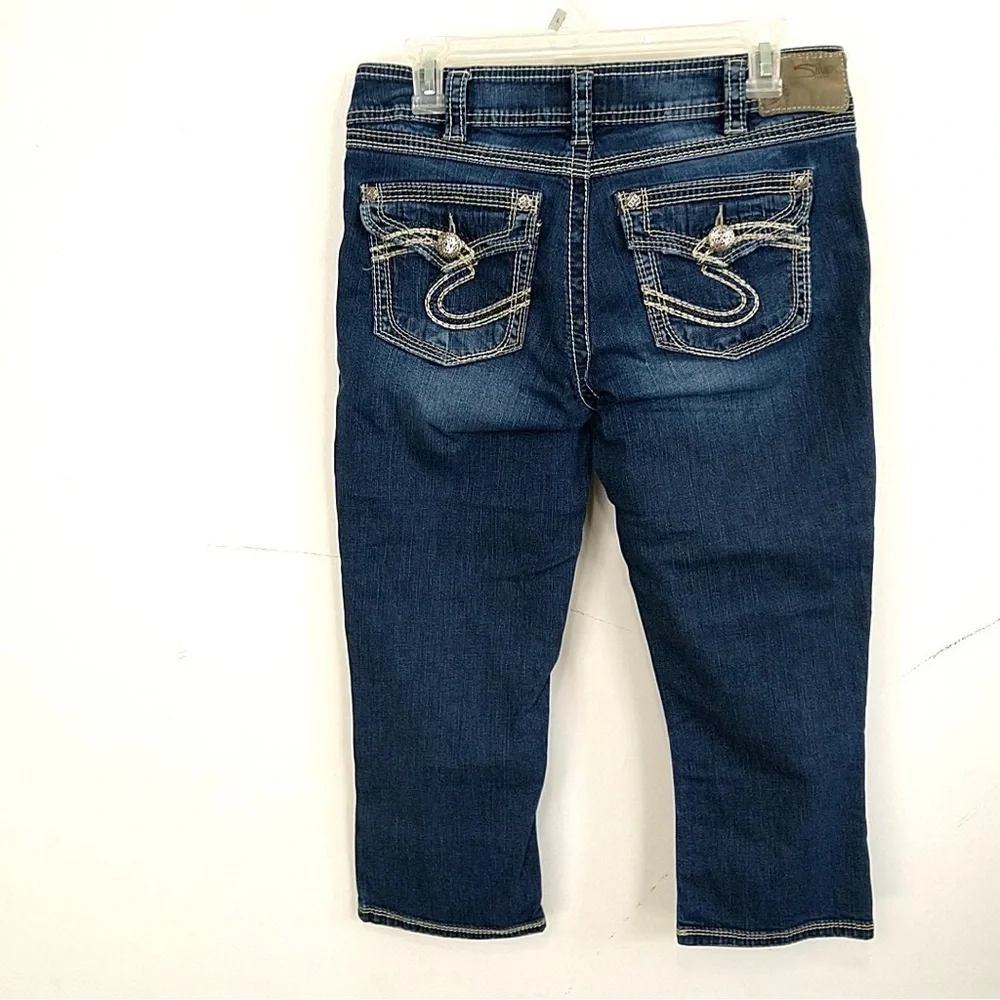 Silver Jeans Co. Suki Surplus Capri W31 - Picture 2 of 8